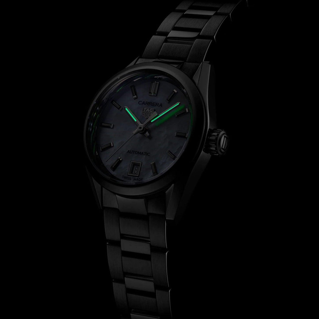Reloj TAG Heuer Carrera Calibre 29mm Automático Madre de Perla