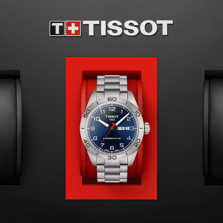 Tissot orologio PRS 516 Powermatic 80 42mm blu automatico acciaio T131.430.11.042.00 - Capodagli 1937