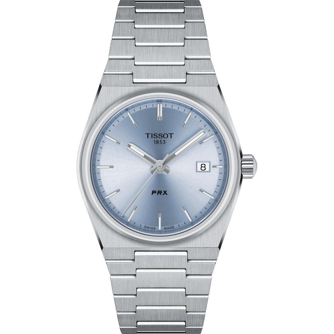 Tissot orologio PRX 35mm azzurro quarzo acciaio T137.210.11.351.00 - Capodagli 1937