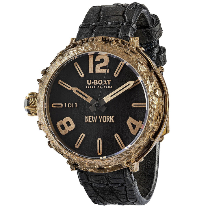 U-Boat orologio New York Bronze Diamond 45mm nero automatico bronzo NEW YORK BZ - Capodagli 1937