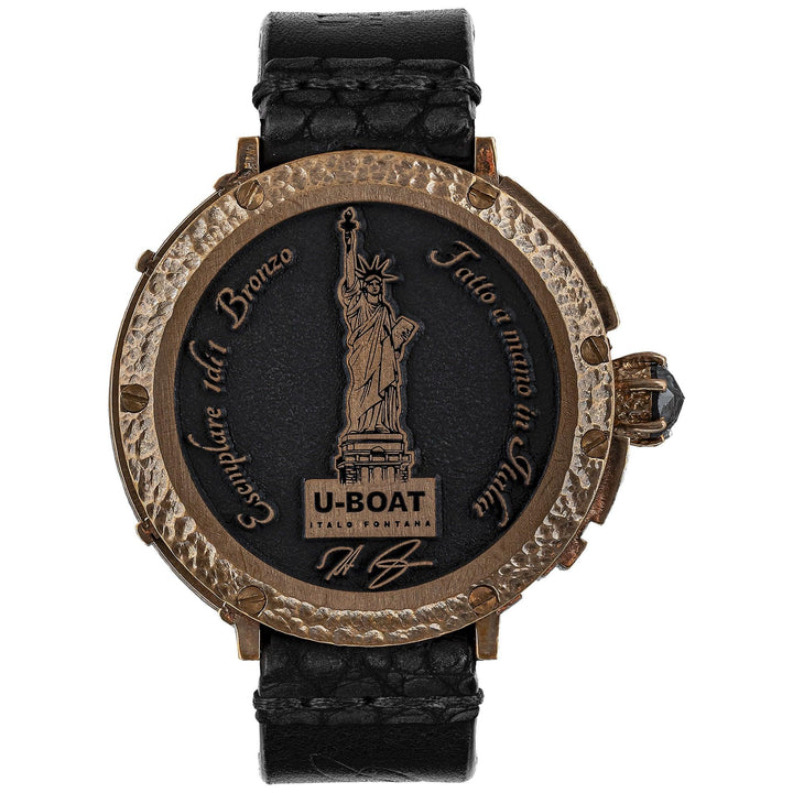 U-Boat orologio New York Bronze Diamond 45mm nero automatico bronzo NEW YORK BZ - Capodagli 1937