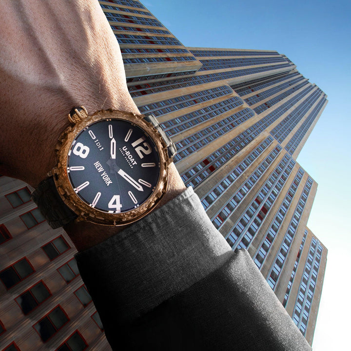 U-Boat orologio New York Bronze Diamond 45mm nero automatico bronzo NEW YORK BZ - Capodagli 1937