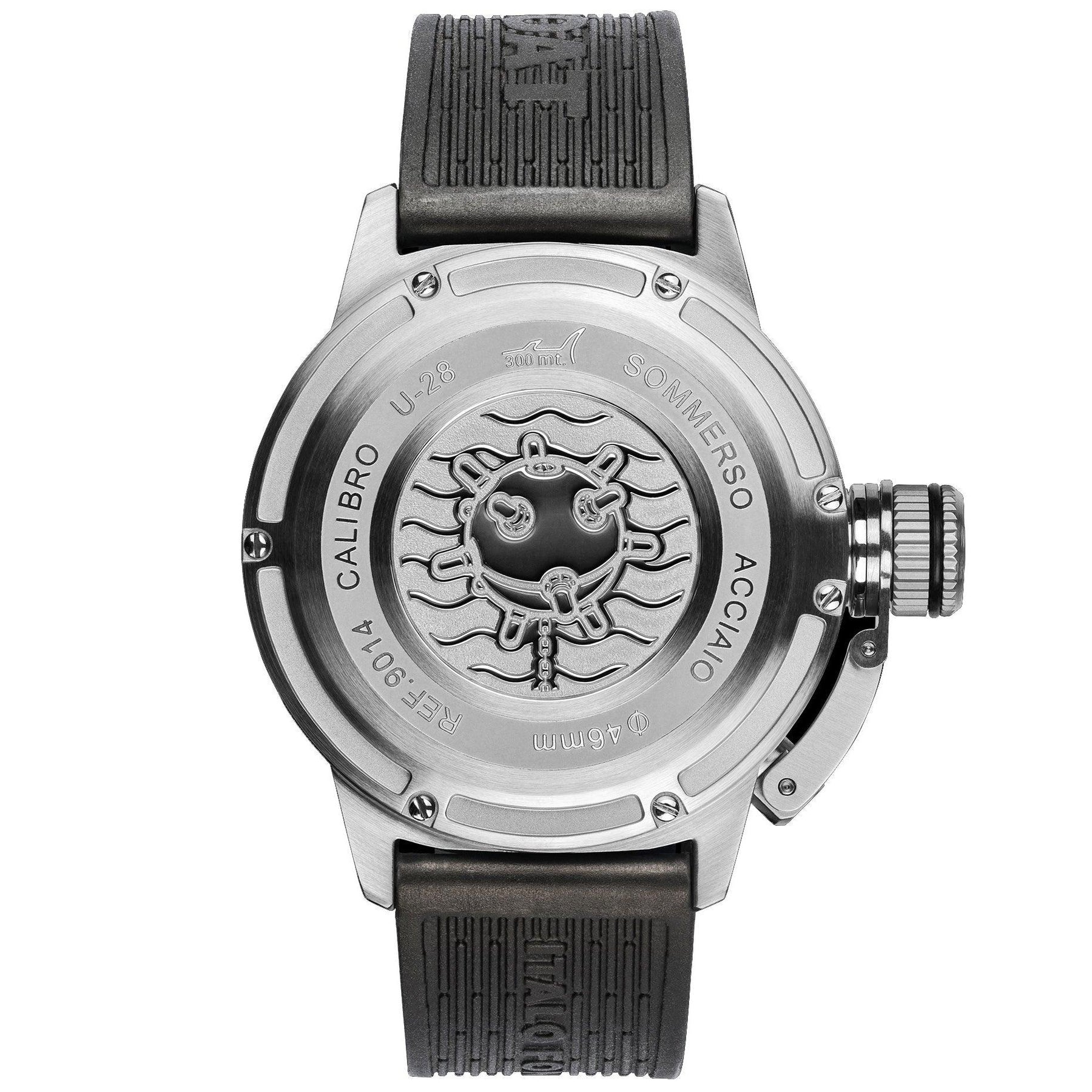 U-BOAT orologio SOMMERSO/A 46mm nero automatico acciaio 9007/A