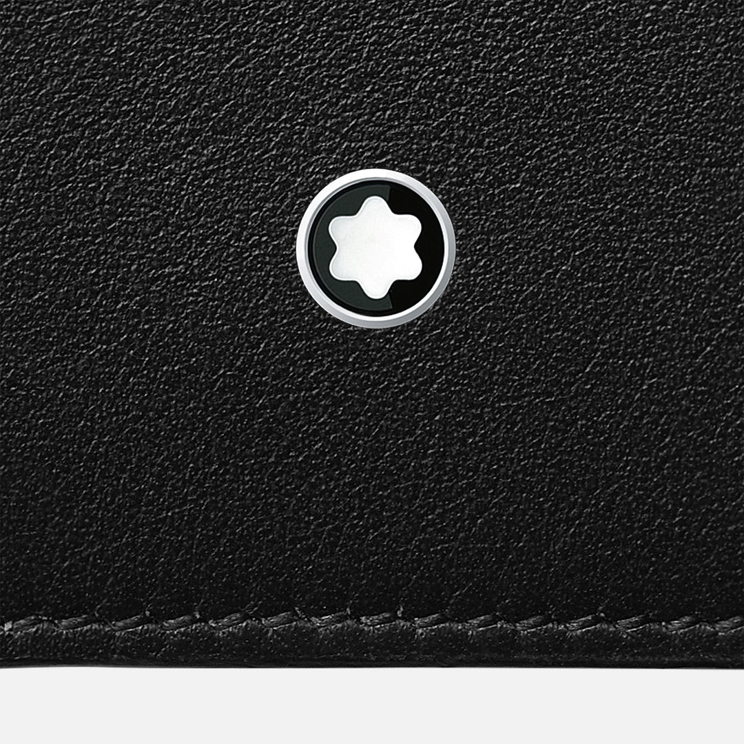 Montblanc Mini carteira de 4 compartimentos Meisterstück Selection Soft preto 130050