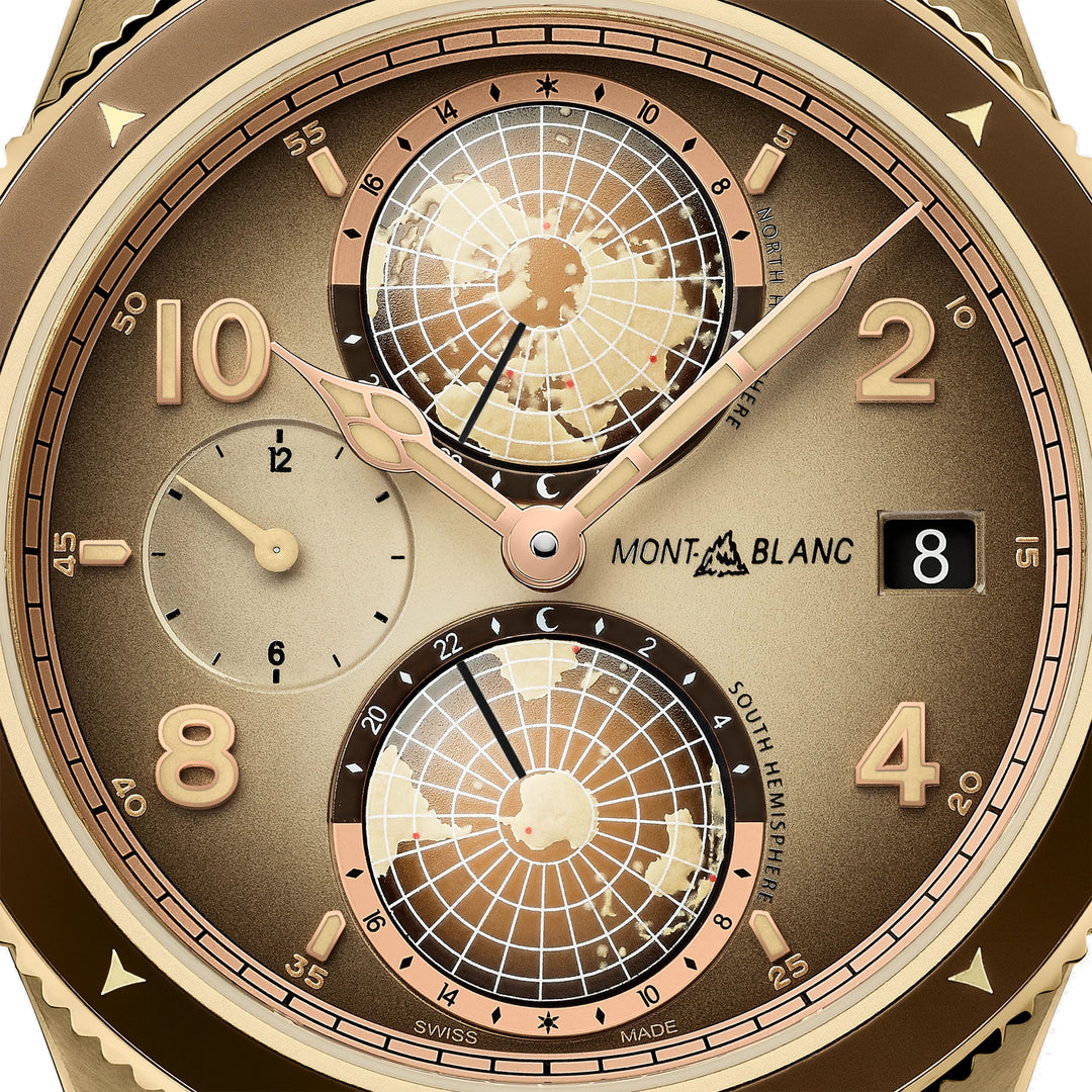 Montblanc orologio uomo Montblanc 1858 Geosphere Edizione Limitata 1858 esemplari 128504