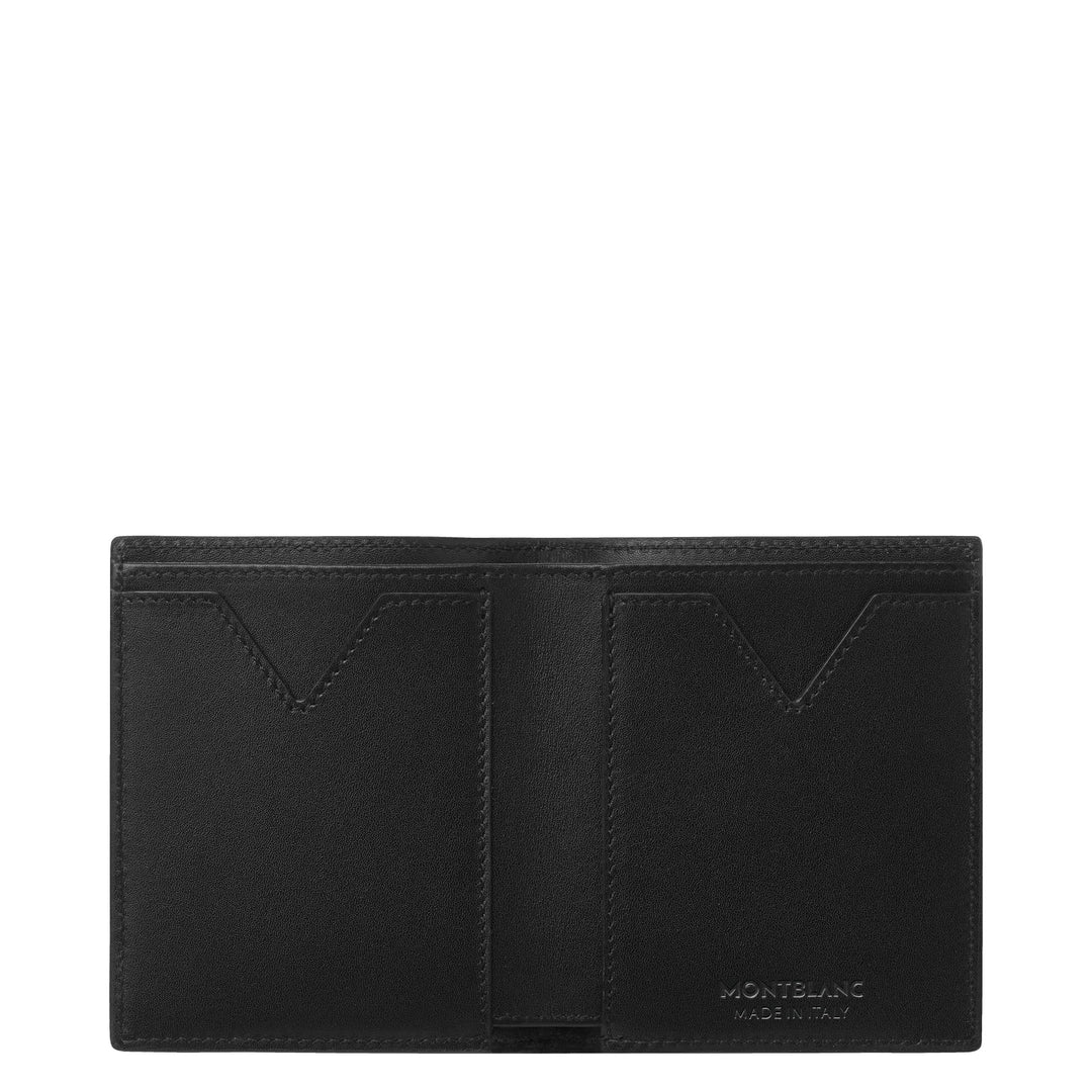 Montblanc business card holder with banknote compartment Montblanc Sartorial black 128583