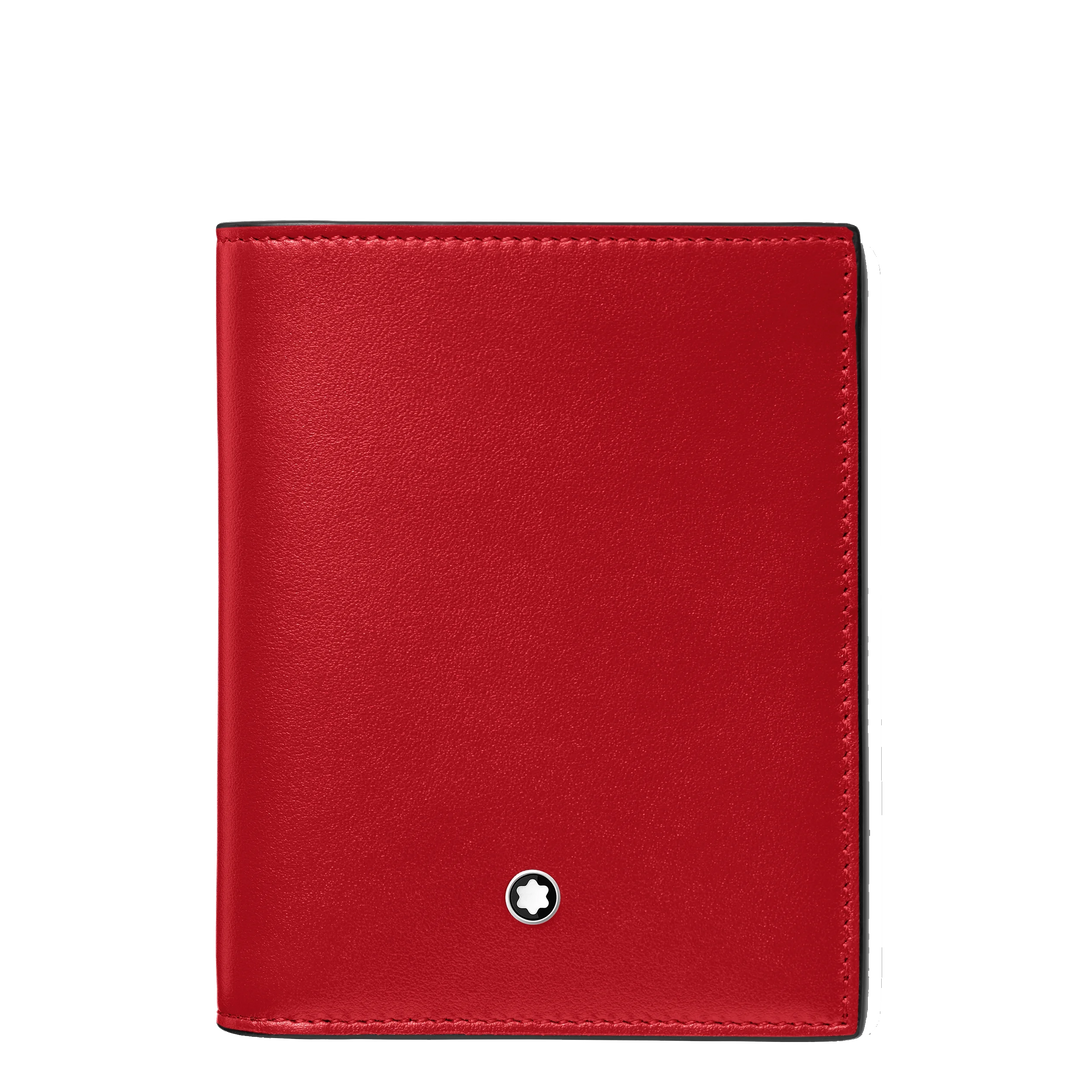 Montblanc Compacte portfolio meisterstück 6 zwarte/rode compartimenten 129679