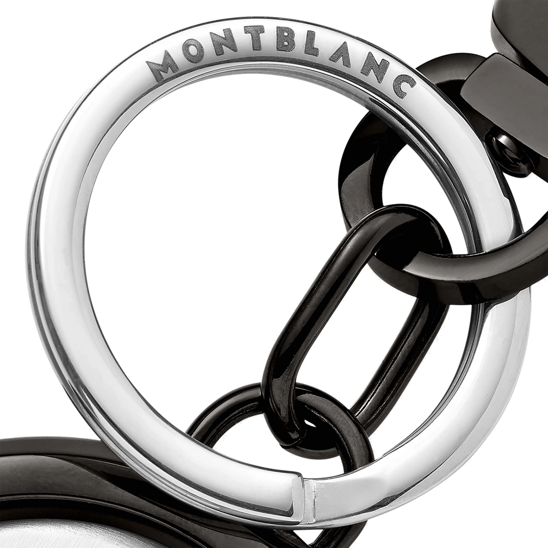 Montblanc מחזיק מפתחות עם סמל מסתובב Meistersterstück סיום אפור רוטניו 128744