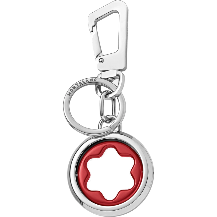 Montblanc Meistersstück 红色旋转会徽钥匙链 128746