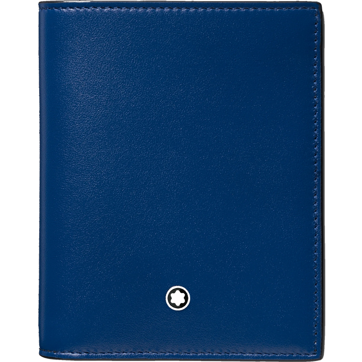 Montblanc Kompakt portfölj 6 Meisstrück Black/Blue fack 129678