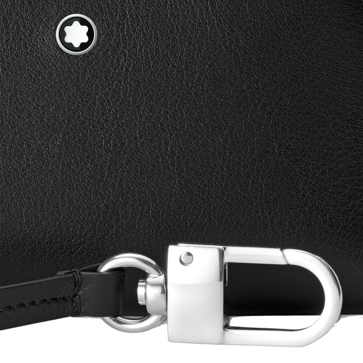 Montblanc Keychain 2 -åpninger MEISTERSTück utvalg Soft Black 129700