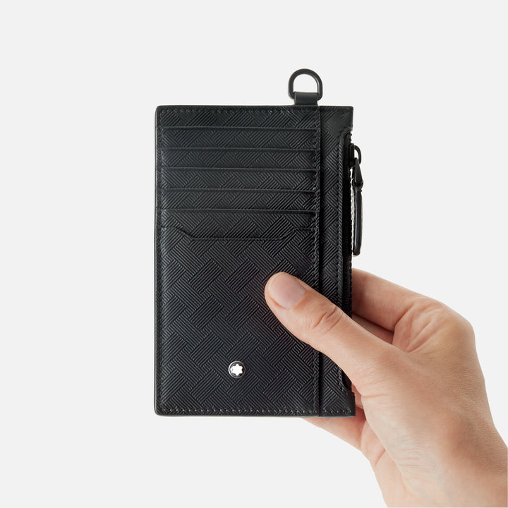 Montblanc בעל כרטיסי אשראי עם 8 תאים עם רוכסן Montblanc Extreme 3.0 שחור 129976