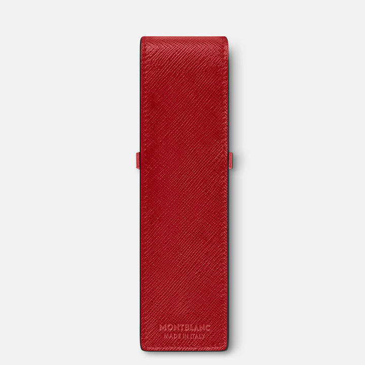Montblanc 2 个书写工具的笔袋 Montblanc 红色裁缝机 131204