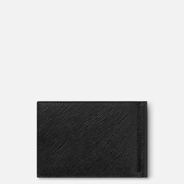 Montblanc portafoglio con 6 scomparti e fermasoldi Montblanc Sartorial nero 130316