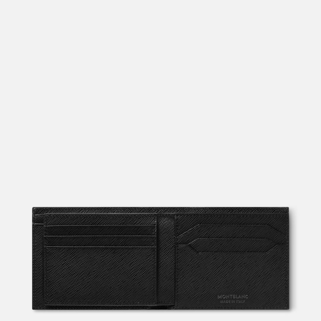 Montblanc 带6个隔间和2个透明口袋的钱包 Montblanc 黑色裁缝 130318