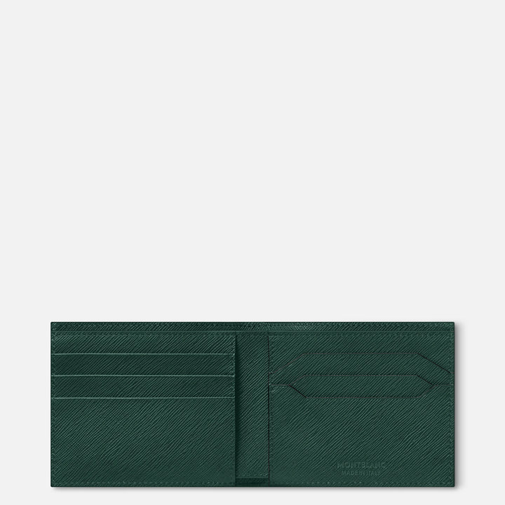 Montblanc Бумажник с 6 отсеками Montblanc Sartorial зеленый английский изумруд 130821