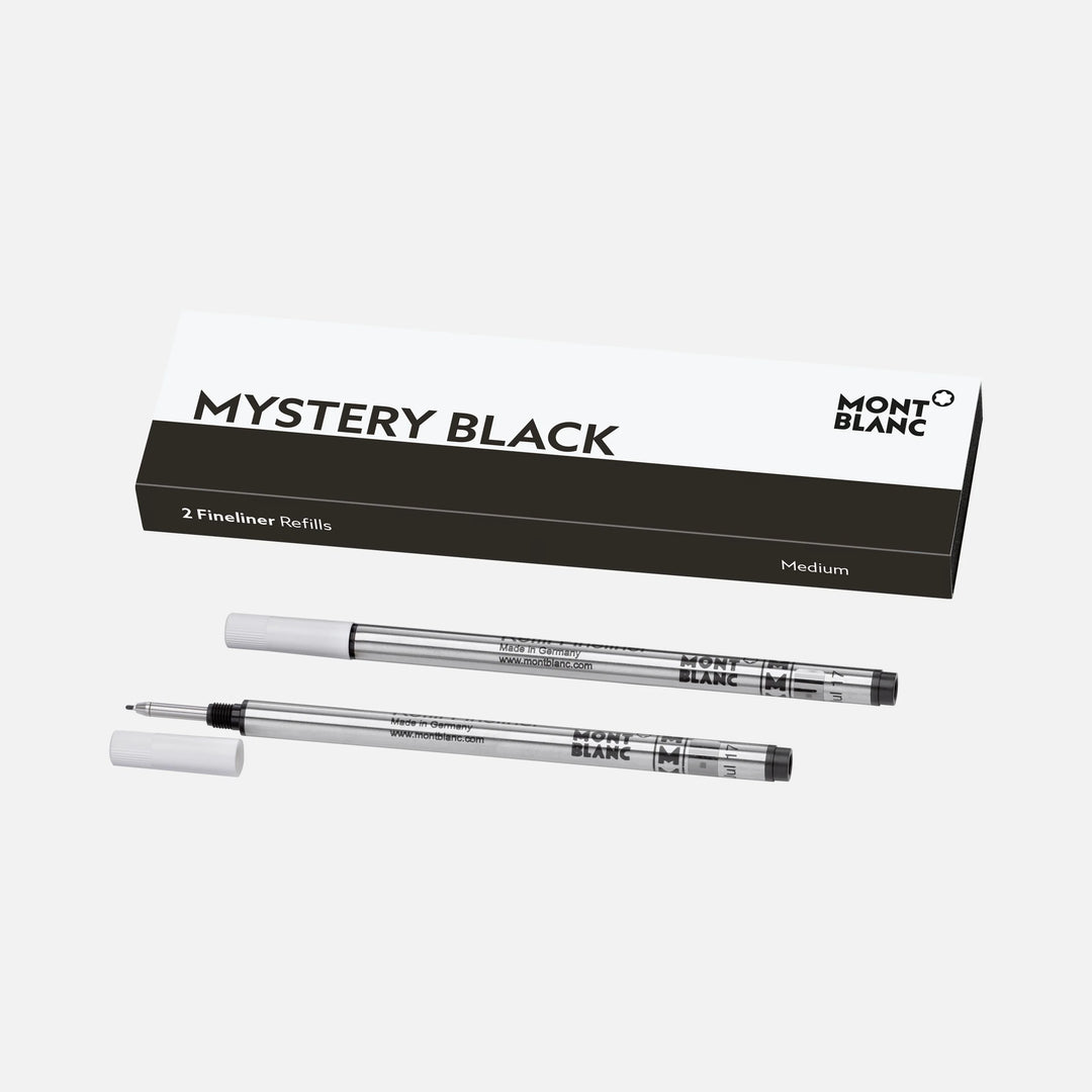 Montblanc 2 Påfyll for Fineliner Punta M Mystery Black Black 128246
