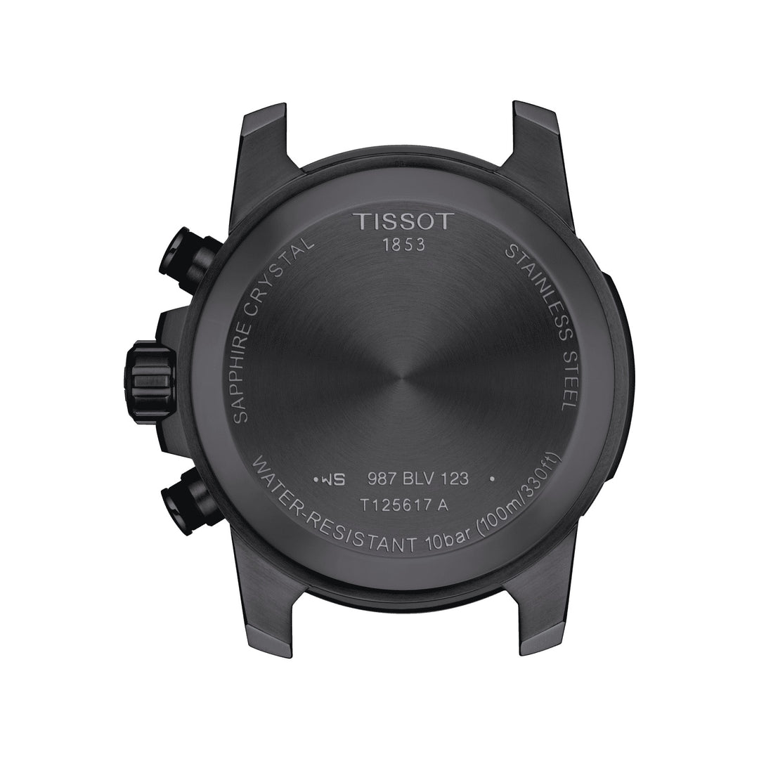Tissot Supersport Chrono 45mm Se Black Quartz Steel Finish PVD Black T125.617.37.051.01