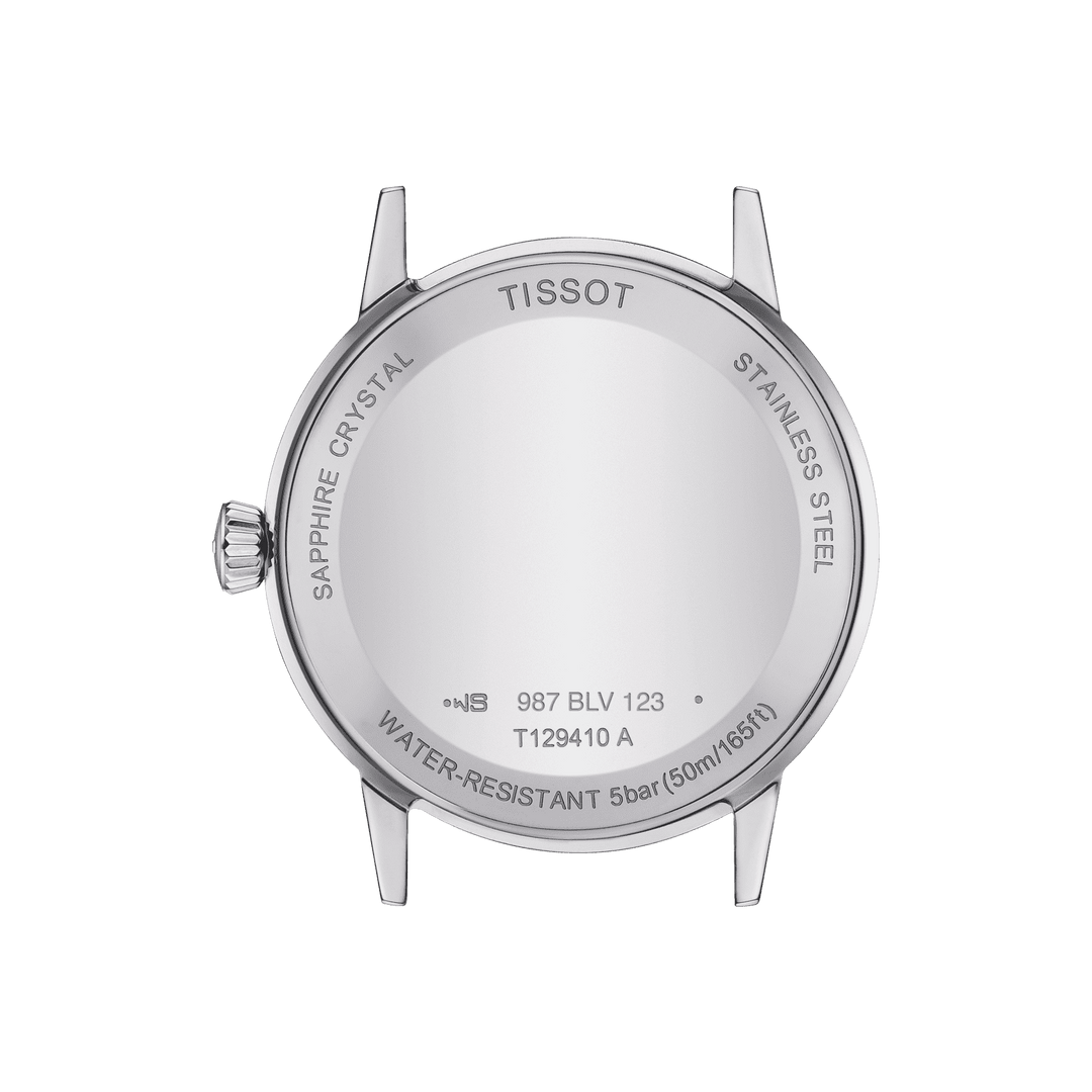 Tissot時計クラシックドリーム42ミリメートルシルバークォーツスチールT129.410.11.031.00