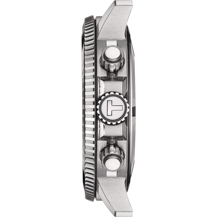 Tissot relógio Seastar 1000 cronógrafo 45 milímetros azul de aço de quartzo T120.417.11.041.01