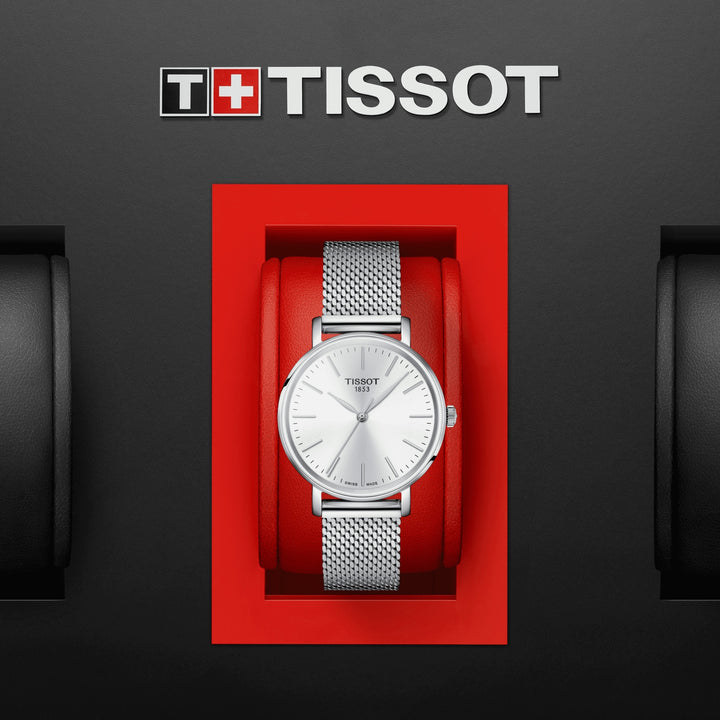 Tissot orologio Everytime Lady 34mm argento quarzo acciaio T143.210.11.011.00