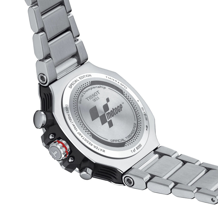 Часы Tissot T-Race MotoGP Chronograph 2022 Limited Edition 8000 штук 45 мм черный кварцевый сталь T141.417.11.057.00