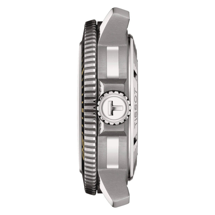Часы Tissot Seastar 2000 Professional Powermatic 80 Сертификация ISO 6425 (2018) 46mm серый стальной автоматический T120.607.17.441.01