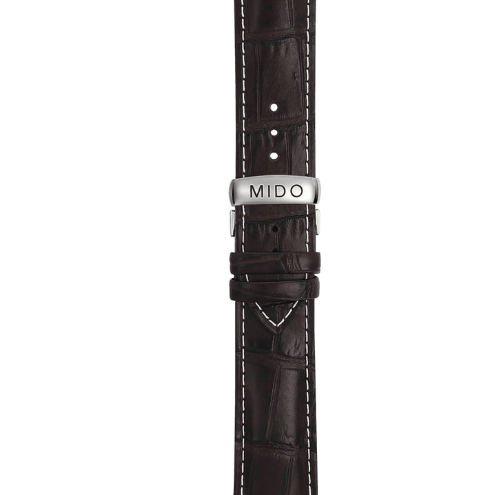 Mido orologio Multifort Gent 42mm argento automatico acciaio M005.430.16.031.80