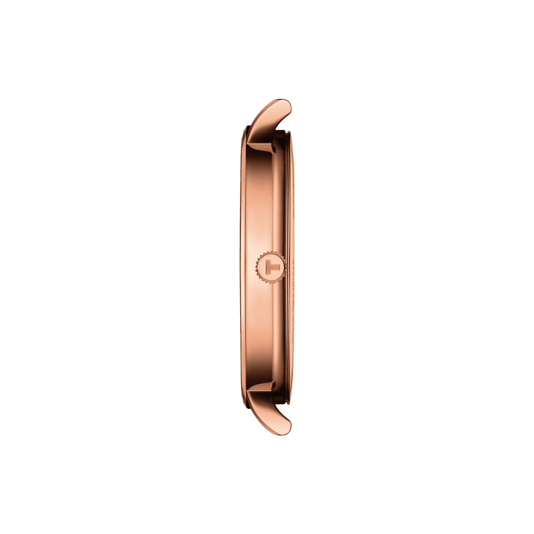 Часы Tissot Gent 40 мм серебряный кварцевый стальной отделка PVD розовое золото T143.410.36.011.00
