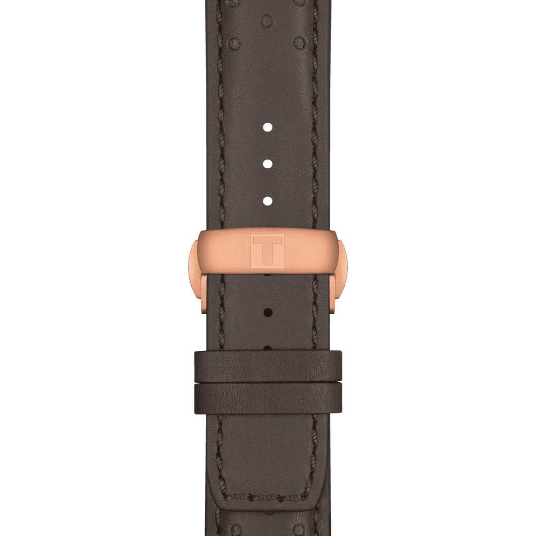 Tissot Watch PRS 516クロノグラフ45mmグレークォーツスチールPVD仕上げピンクゴールドT131.617.36.082.00