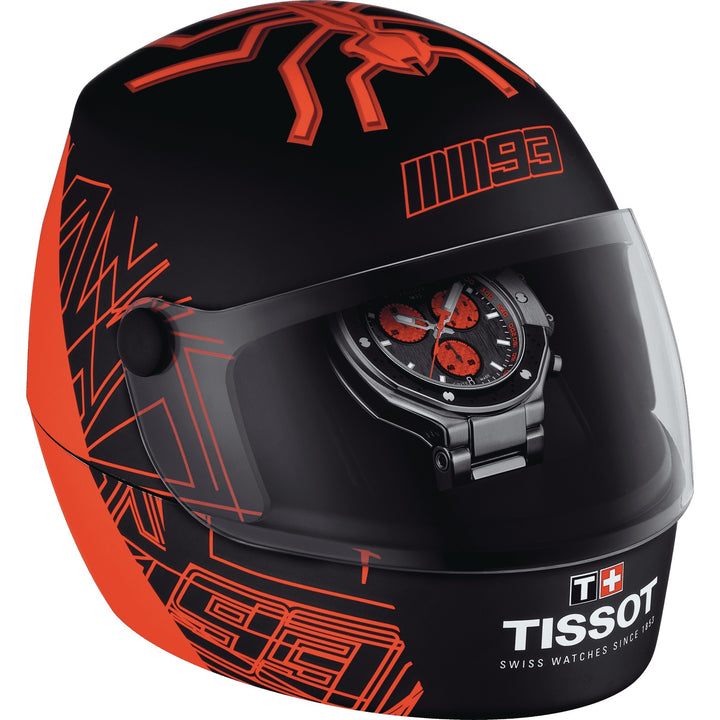 Tissot T-Race Marc Marquez 2022 מהדורה מוגבלת 3993 חתיכות 45 מ"מ פלדה קוורץ שחור T141.417.11.051.00