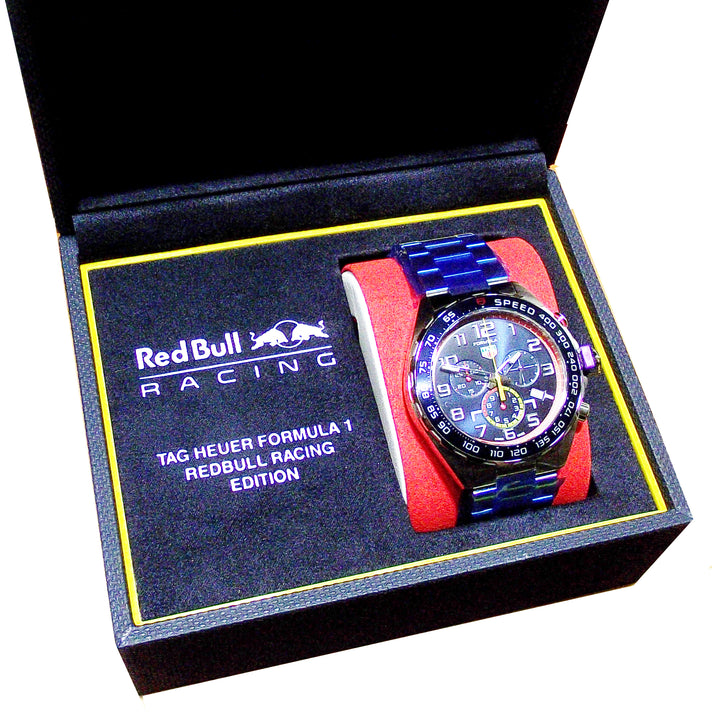 टैग Heuer घड़ी फॉर्मूला 1 एक्स रेड बुल रेसिंग क्रोनोग्रफ़ क्वार्ट्ज 43 मिमी CAZ101AL.BA0842