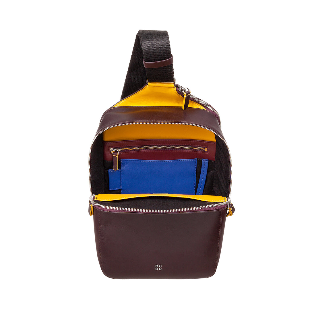 革のタブレットの明るいバッグバッグバッグのバックバックのバックバックは、調整可能なハンドルを備えたバッグバッグ