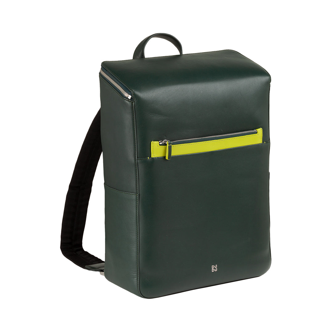 DuDu Кожаный рюкзак для ноутбука, ноутбука, ноутбука и планшета iPad до 16 дюймов, держатель для рюкзака и анти-похищения