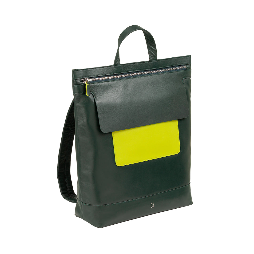 Мужский рюкзак Dudu, мягкий случайный женский рюкзак в бревенчатой ​​кожи вера с большим цветным рабочим рюкзаком свободное время