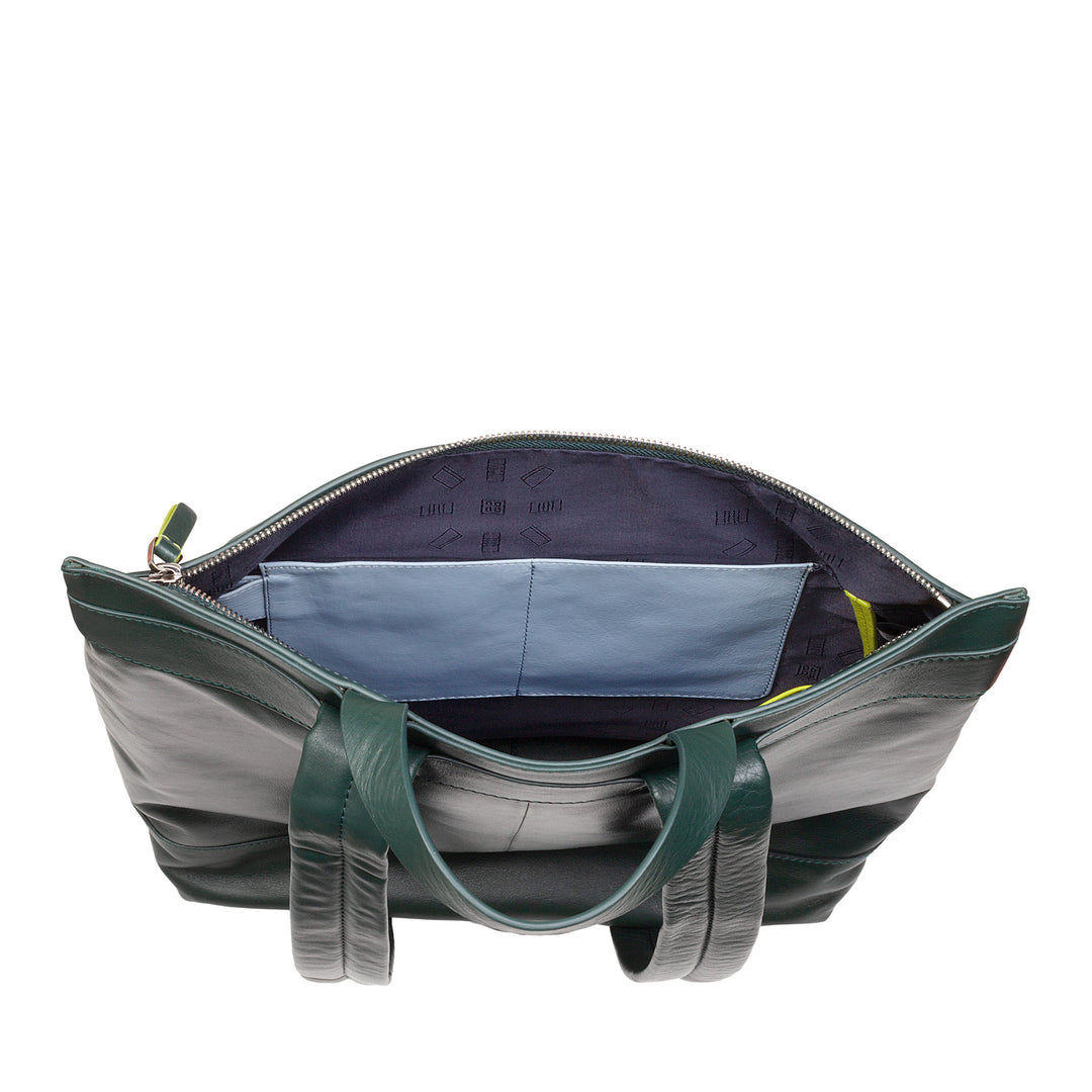 Pánský batoh Dudu, měkký neformální dámský batoh ve Vera Log Leather s velkým barevným pracovním batohem volný čas